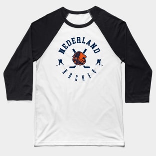 Oranje Baseball T-Shirt